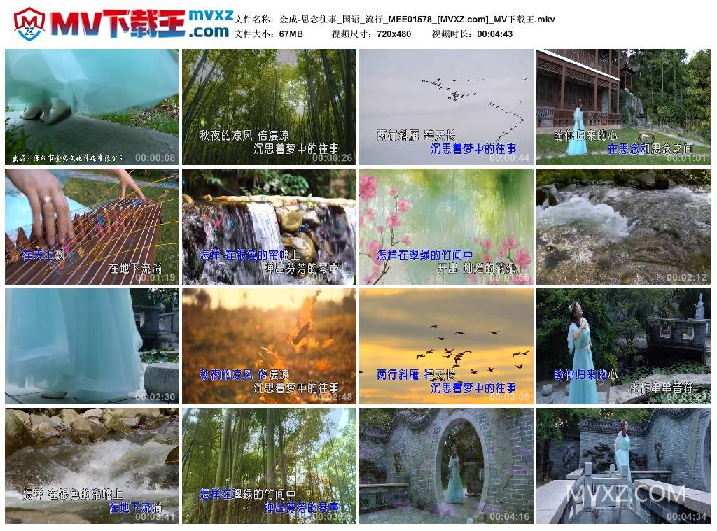 金成-思念往事_国语_流行_MEE01578
